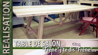 Une table de salle à manger en Frêne [upl. by Paquito]