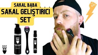 Sakal Baba Sakal Geliştirici Set ile Sakal Gelişimi  Daha hızlı sakal nasıl çıkar [upl. by Lorrimer]