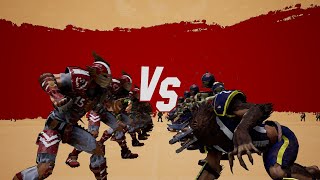 Blood Bowl 3  Season 6  Humans vs Necromantic Horror  Game 4 No Commentary [upl. by Gelasias]