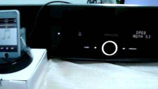 Philips HTS8141 Testing with iPod dock [upl. by Nwahsir]