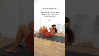 ¿Los ABDOMINALES TRADICIONALES son MALOS para el SUELO PÉLVICO de las MUJERES abdominales [upl. by Ange]