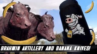 Fallout 4 Mods Week 42  Brahmin Artillery and Banana Knives [upl. by Ahsyat77]