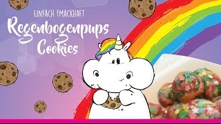 Wir backen 🌈 Regenbogenpups Cookies I Pummel amp Friends [upl. by Nnayrrehs]