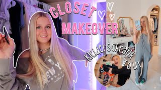 Closet Makeover amp Kleiderschrank Tour I MaVie Noelle [upl. by Assener]