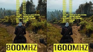 Kingston 16GB RAM DDR3  800MHZ vs 1600MHZ  COMPARISON [upl. by Ysnil]