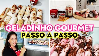 GELADINHO GOURMET  RECEITA FÁCIL E RÁPIDO  AdelinePefer [upl. by Meredeth]