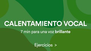 MEJOR Calentamiento Vocal en 7 minutos  6 Vocalizaciones MUY efectivas [upl. by Eruza]