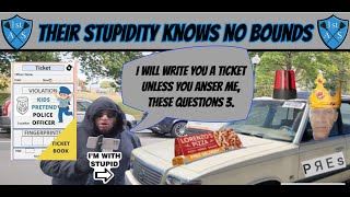 Frauditors Get Mad After Cops Ignore Their Fake Tickets on Police Cars [upl. by Anivlis52]