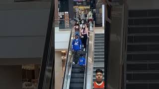 DANCING ON AN ESCALATOR 😱OMG [upl. by Gnidleif]