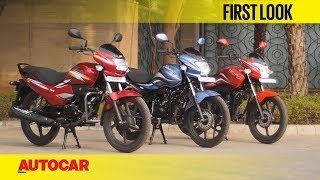 Hero Super Splendor Passion Pro amp Passion XPro  First Look  Autocar India [upl. by Darrel270]