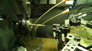 Hardinge AHC Chucker turning parts [upl. by Gillie]