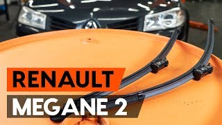 Wie RENAULT MEGANE 2 LM Scheibenwischer wechseln TUTORIAL AUTODOC [upl. by Lavelle]