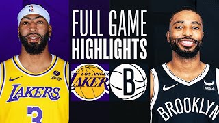 LA Lakers vs Brooklyn Nets Full Game Highlights  Jan 19  NBA Regular Season 2024 [upl. by Jenei]