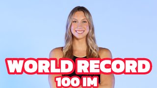 GRETCHEN WALSH – 5598 WORLD RECORD 100 IM [upl. by Efioa15]