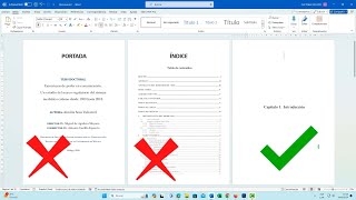 Como Enumerar Páginas en Word Sin la Portada e Índice ✔️ TIP SECRETO [upl. by Colline]