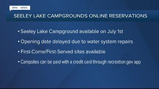 3 Seeley Lake area campgrounds soon available for online reservations [upl. by Deloria637]