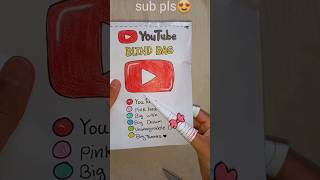 Youtube blind bag asmr blindbag youtube paperdiy squishy shorts tiktok [upl. by Ahsiuq]