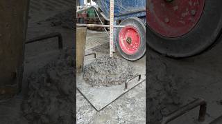 Slump Concrete 200mm youtubeshorts shorts short stone concrete construction cement [upl. by Aratak]