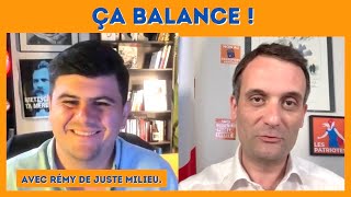 « La période qu’on vit est historique  » Rémy Juste Milieu et Florian Philippot [upl. by Asilanom]