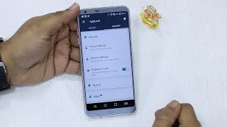 LG G6 How to Lock Apps using Fingerprint Sensor [upl. by Samara390]