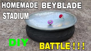 How To Make Beyblade Stadium Homemade  DIY Stadium  BEYBLADE Easy Homemade [upl. by Judi]