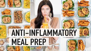 5 DAY ANTIINFLAMMATORY MEAL PREP  AntiInflammatory Foods to Reduce Bloating amp Inflammation [upl. by Amin]