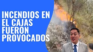 ALCALDE DE CUENCA CONFIRMA QUE LOS INCENDIOS EN “EL CAJAS” DE CUENCA FUERON PROVOCADOS [upl. by Rossi726]