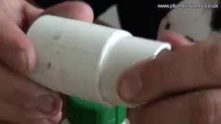 How To Join Plastic PVC Pipe  Plumbing Tips [upl. by Naor]