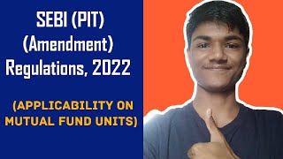 Chapter II A  SEBI PIT Regulations 2015  Amendment Mutual Fund  By Mayur Maykar [upl. by Frech]