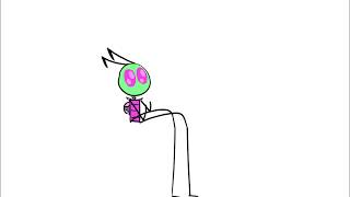 zim dance Invader ZiM animation [upl. by Ellesij29]