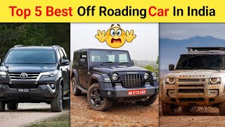 Top 5 Most Off Road Car In India 🇮🇳 shorts thar offroad [upl. by Anayik]