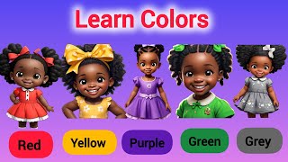 Learn Colors  Colors Song  Nursery Rhymes amp kids Song ChirpyChamps4722 [upl. by Lotsyrc]