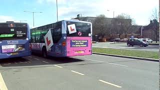 Mercedes Citaro First Berkshire ES64017 64017 OIG6947 LT52WXP Trainer Bus at slough [upl. by Oran]