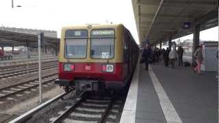 SBahn Berlin Baureihe 485 in Lichtenberg S5 1080p50 ᴴᴰ [upl. by Nuahc681]