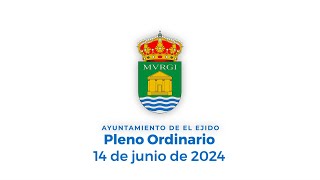 Pleno Ordinario 14 de junio de 2024 [upl. by Garibull]