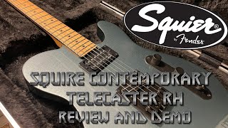 Squier Contemporary Telecaster RH Review And Demo [upl. by Ydnerb]