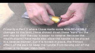 Sea To Summit Pocket Trowel Review Part 2 Reversible modifications [upl. by Laval]