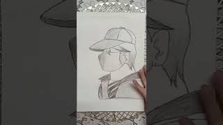 Mask Boy Drawing short video Master Fazal Art 👍 [upl. by Farand]