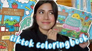 Ohuhu Alcohol Markers  Tiktok Shop coloring book [upl. by Debbi137]