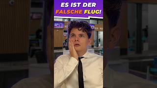 Ich beim FLUGHAFEN CHECK IN ✈️ youtube viral comedy subscribe funny tiktok shorts video [upl. by Rehpotsyrhc]