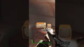 Unlocking Railway Rifle in Fallout 4 Full Video on YouTube Channel fallout4 fyp ytshorts [upl. by Nenad562]