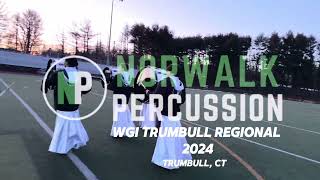 NORWALK PERCUSSION  Weather Or Not WGI Trumbull Regional 2024 [upl. by Aicemak]