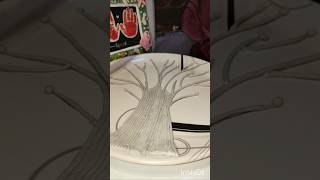 Plate art part 1 moulditclayart shorts diy art plateart festival diwali ideas happiness [upl. by Hareemas]