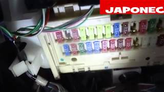 how to replace Lighter fuse location on Toyota Avensis III  JAPONEC [upl. by Odelinda]