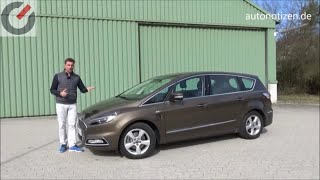 Ford SMax Vignale 20 TDCI 180 PS 2018 Alltagstest  Review [upl. by Aihsek]