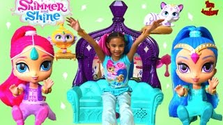 Shimmer and Shine Magical Dress Up Trunk Toys Surprises  Toys Academy [upl. by Adnamar]