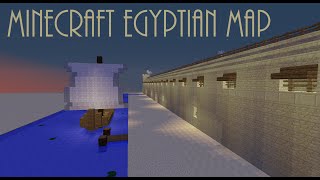 Minecraft Map Tour  Egyptian City  Village [upl. by Bentlee]