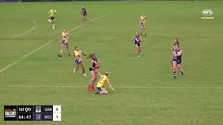 2024 Coates Talent League Girls R2 Sandringham Dragons v Western Jets [upl. by Casteel]