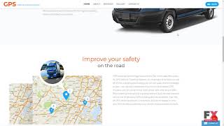 GPS Vehicle Tracking System Website Template TMT  Free Template Har [upl. by Lekcim]