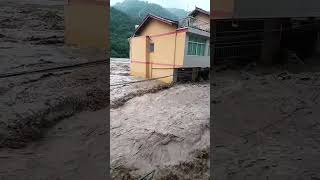 🌧️🚨 BREAKING Severe floods are wreaking havoc in Ningqiang County Shaanxi Province China [upl. by Penney]